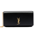 Velor Crossbody Bag ( gold strap )
