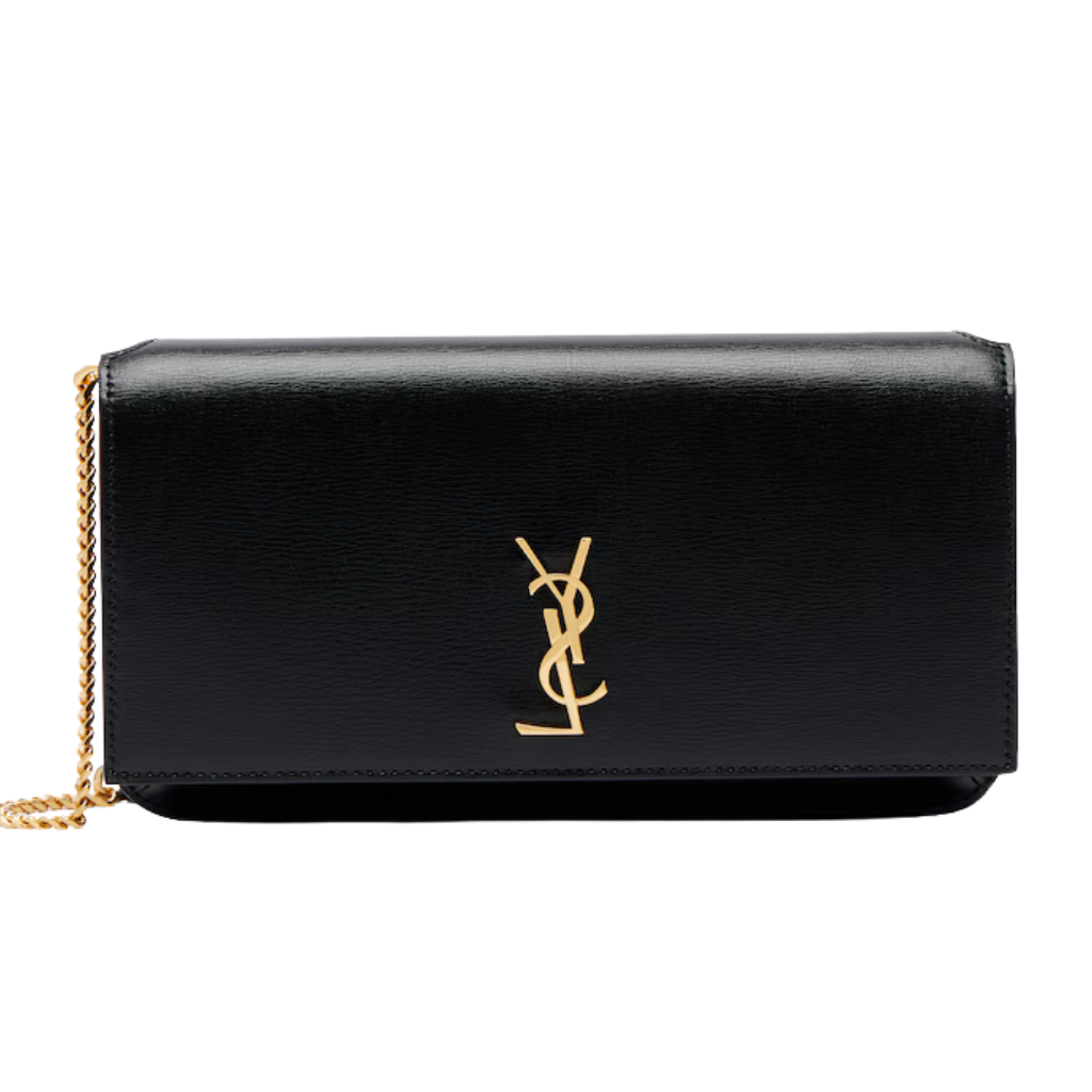 Velor Crossbody Bag ( gold strap )