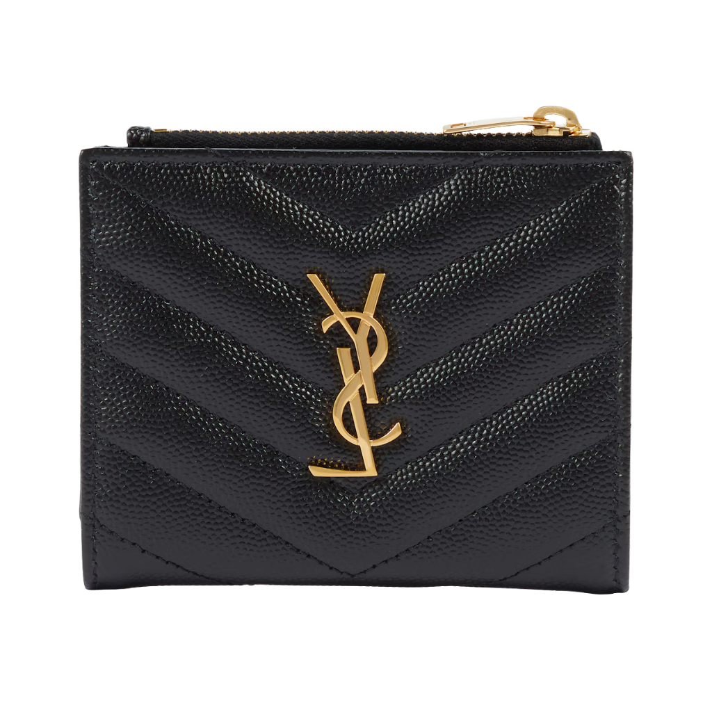 Velor Mini ( Gold Zip ) Purse