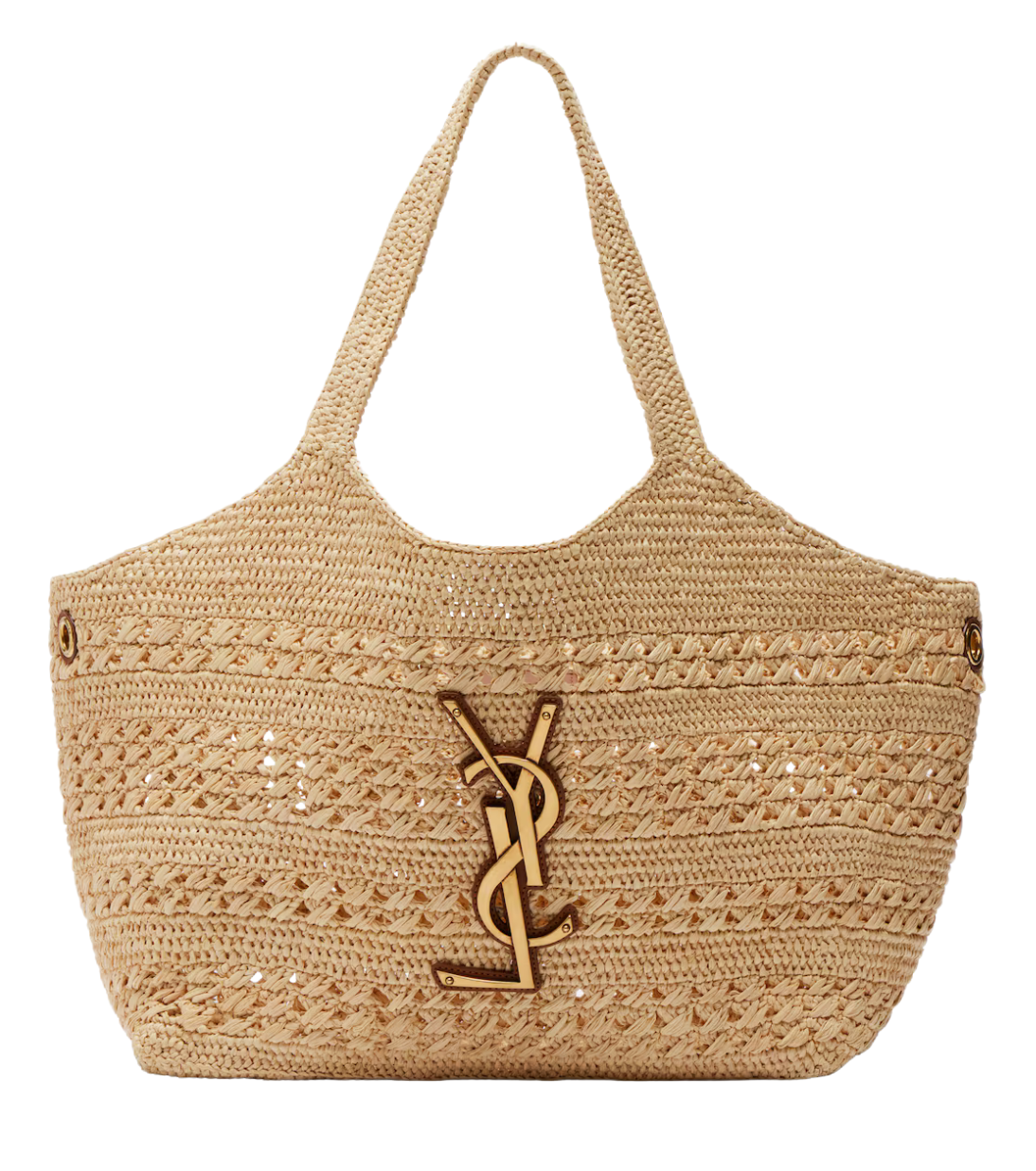 Icare raffia tote bag