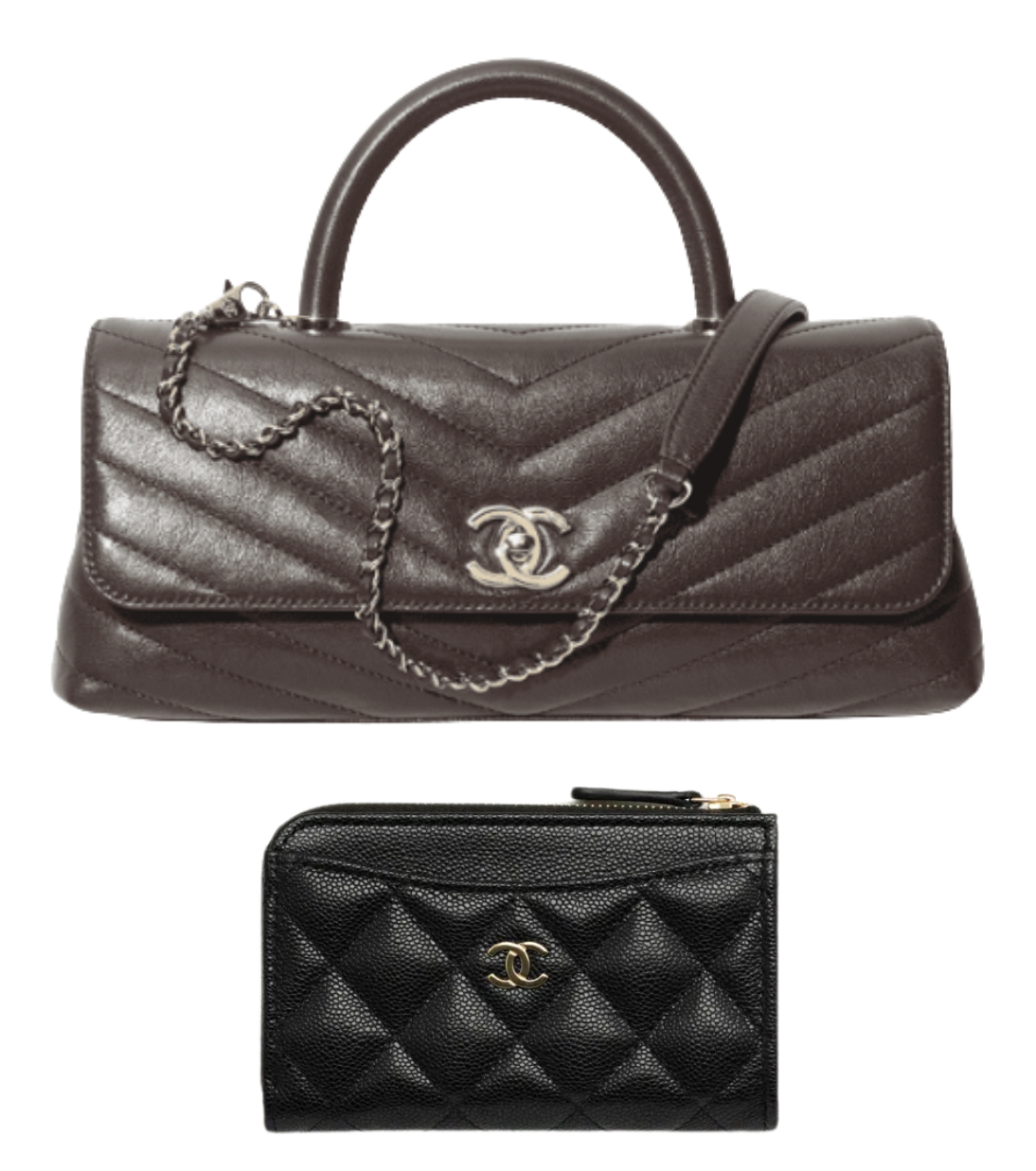 CC Maxi Flap & Classic Diamond Print Card Holder